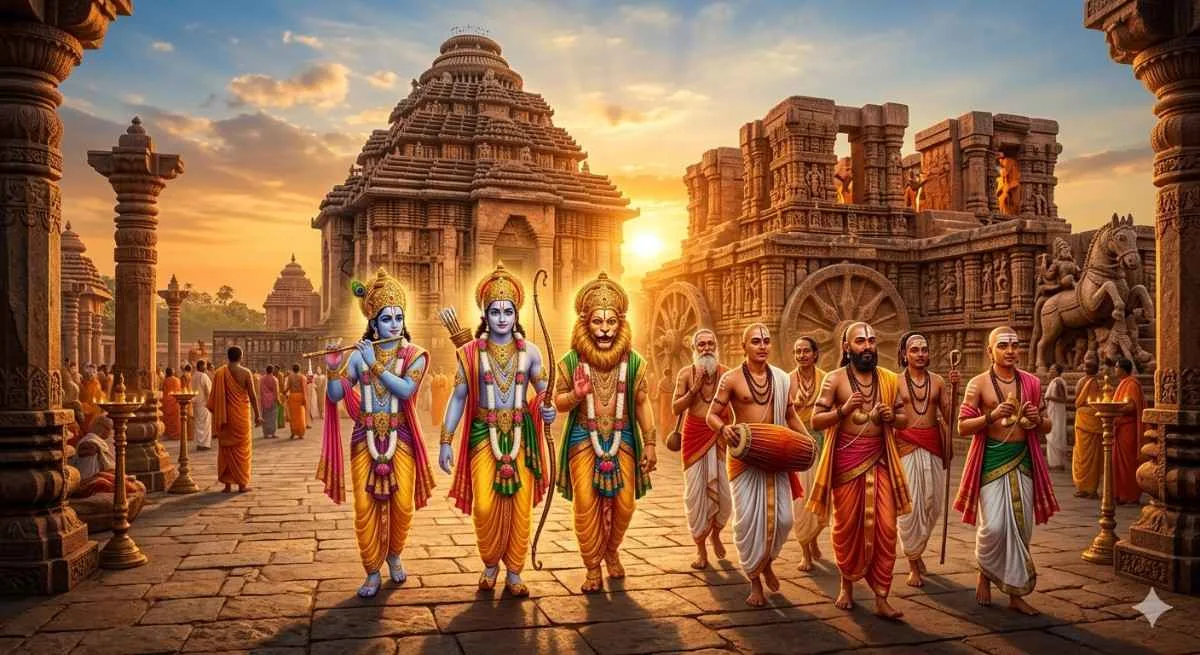 प्राचीन इतिहास MCQ 2026 नयनार संत विष्णु अवतार कोणार्क सूर्य मंदिर प्रश्न