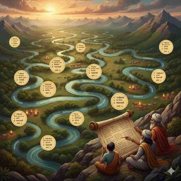 Rigvedic Geography MCQ Vedic Rivers Questions