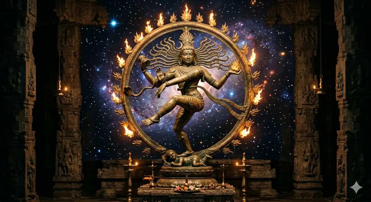 नटराज शिव की नृत्य मूर्ति – cosmic dance, high scoring MCQs