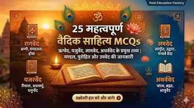 ऋग्वेद, यजुर्वेद, सामवेद और अथर्ववेद की जानकारी और MCQs